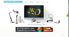 Desktop Screenshot of adityanurbaskoro.com